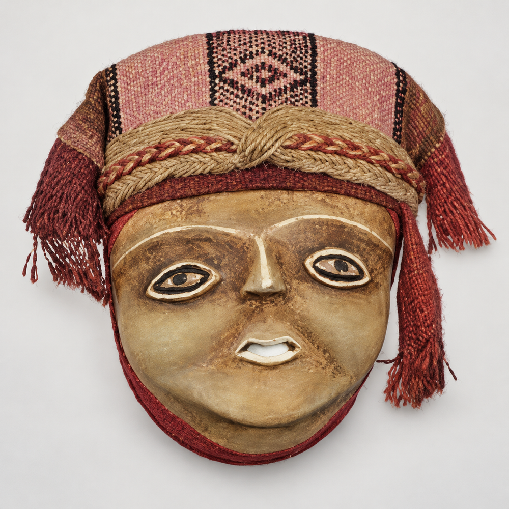 Máscara Mujer Inca, vista 1 de la obra.