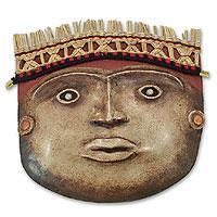 Máscaras artesanales — selección de piezas de Peruvian Arts & Crafts.
