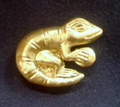 Mini Relieve Lagarto Sagrado Moche