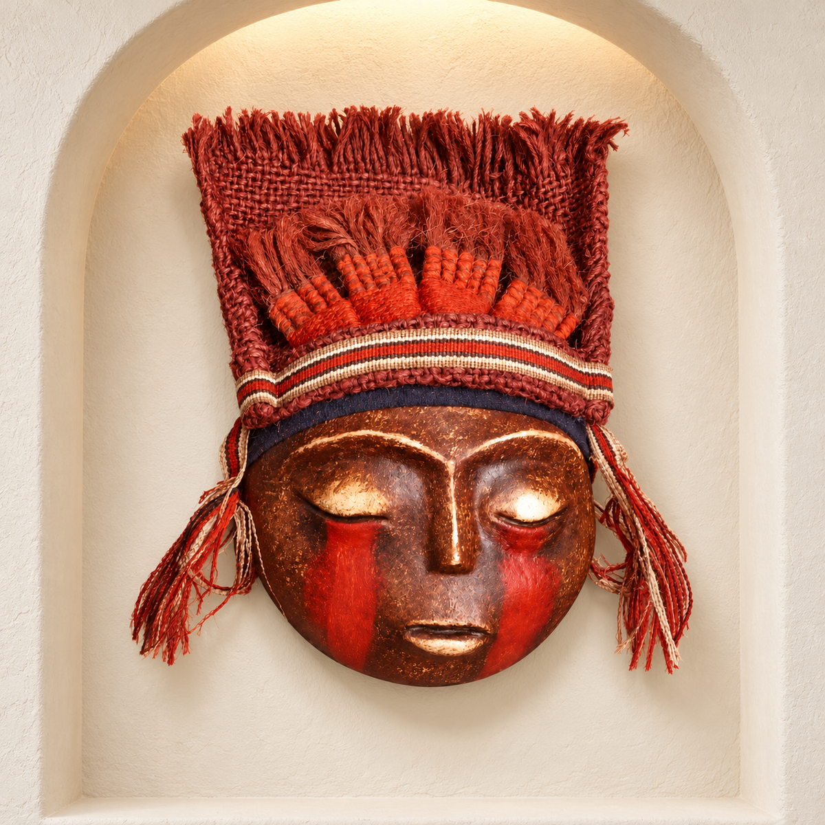 Ofrenda Inca I · nicho arquitectónico; ambientación digital a partir de la imagen de catálogo. Elementos del escenario no incluidos.