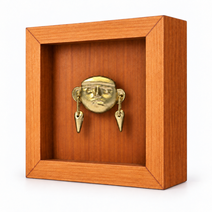 Monito de Sipán · Mini Shadow Box 7 × 7 cm