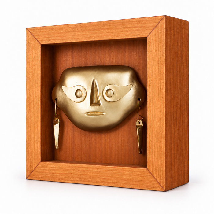 Lambayeque · Shadow Box 13 × 13 cm