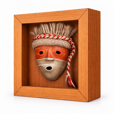 Danza Chancay · Shadow Box 13 × 13 cm